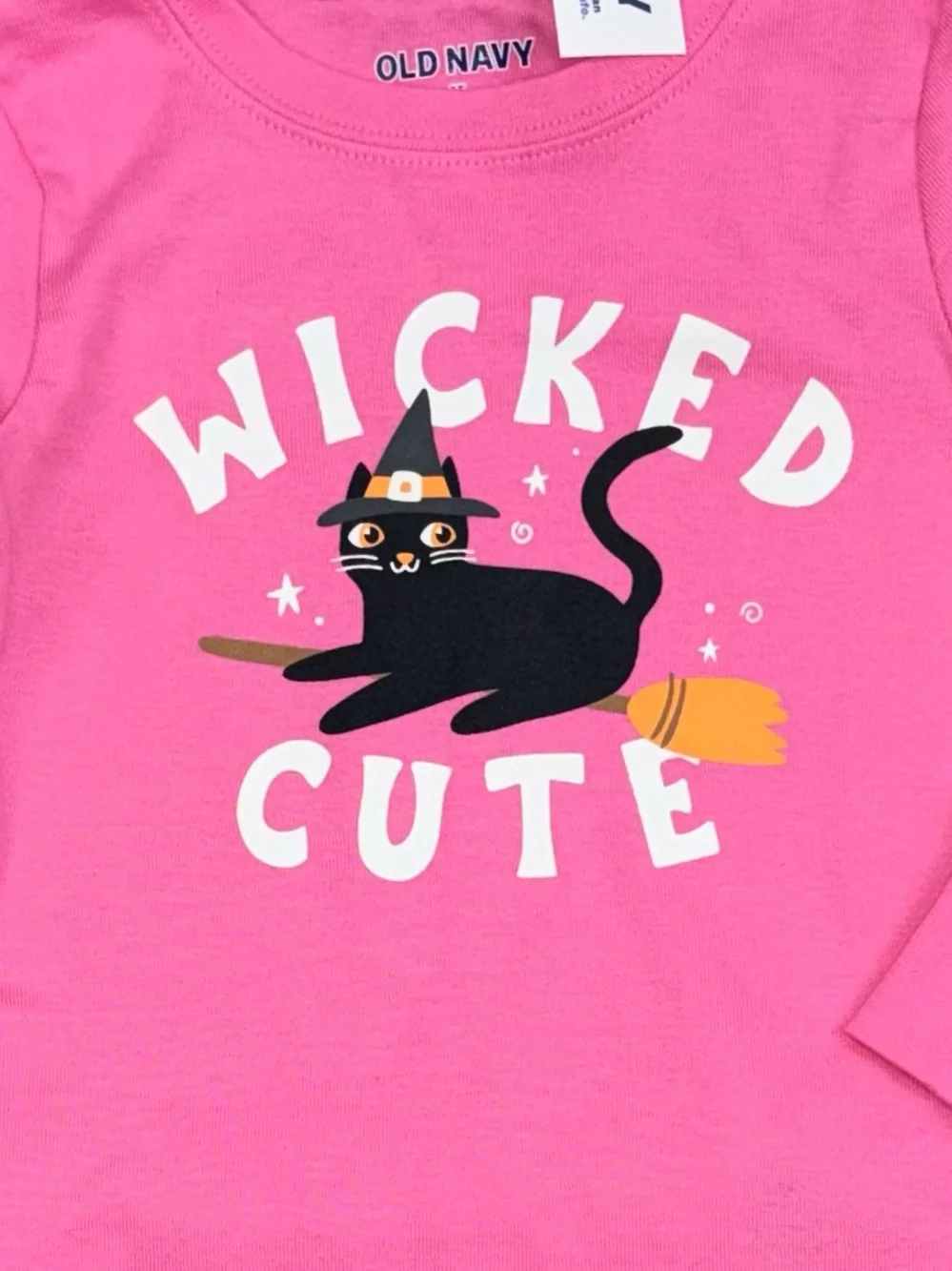 Old Navy Halloween Pajama Set “Wicked Cute” 2T Pink